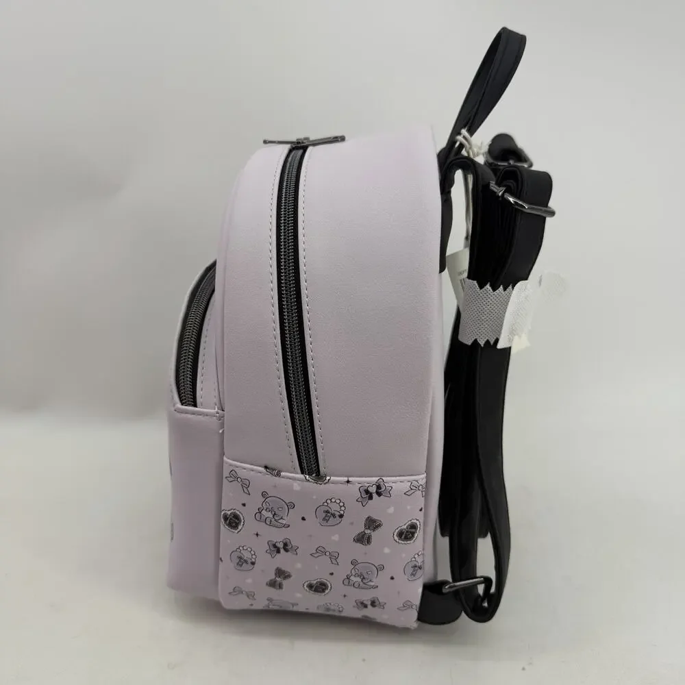 Loungefly Kuromi Baku Sass Pose Mini Backpack Hello Kitty Gothic Lolita Kawaii